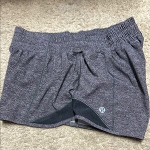 lululemon athletica Gray Athletic Shorts Lightweight Performance